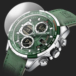 Modern Luxury Dual Display Chronograph Quartz Watch for Men