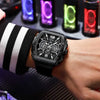 Effortlessly Cool Luminous Silicone Strap Men's Quartz Watch