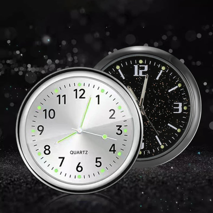 Luminous Mini Car Air Vent Quartz Clock