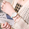 Oval-Shaped Dial Minimalist Quartz Watch for Women
