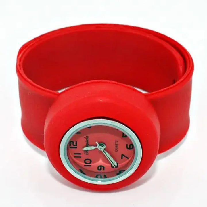 Bright and Fun Colorful Slap-Style Kid's Quartz Watches