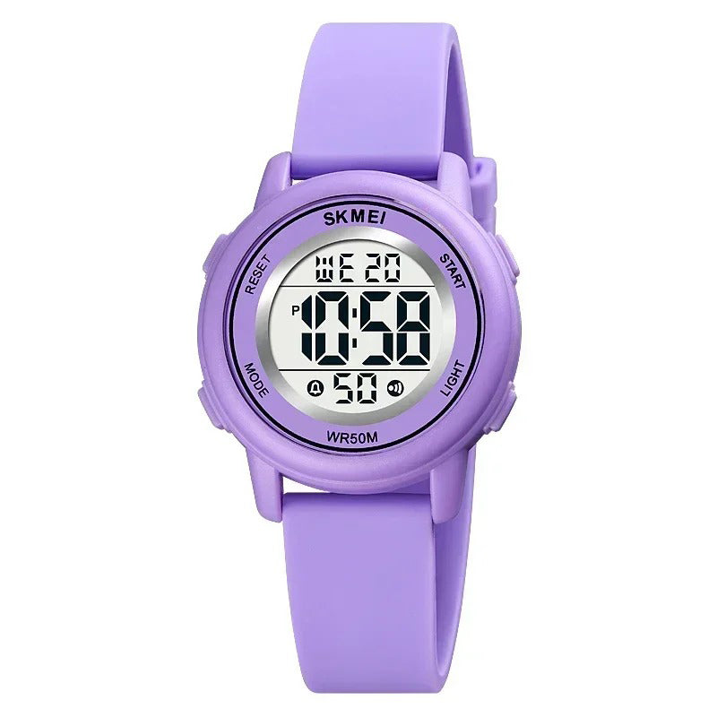 Colorful LED Backlight Children's Digital Sports Wristwatches