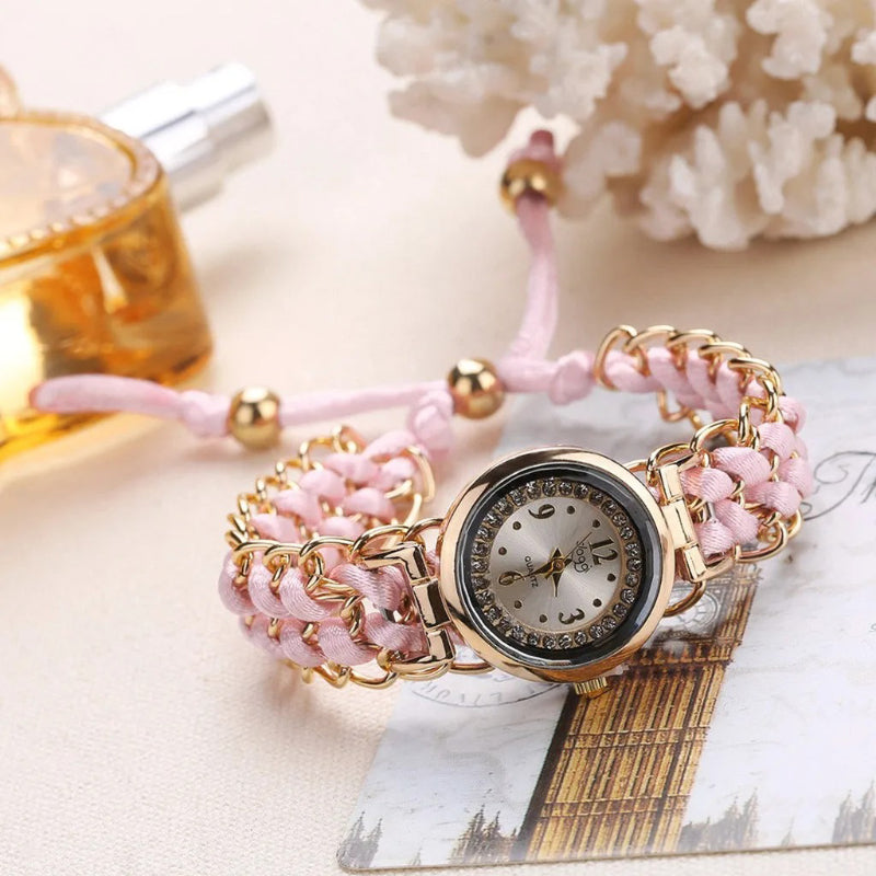 Women's Bohemian Style Braided Band Women's Quartz Watch