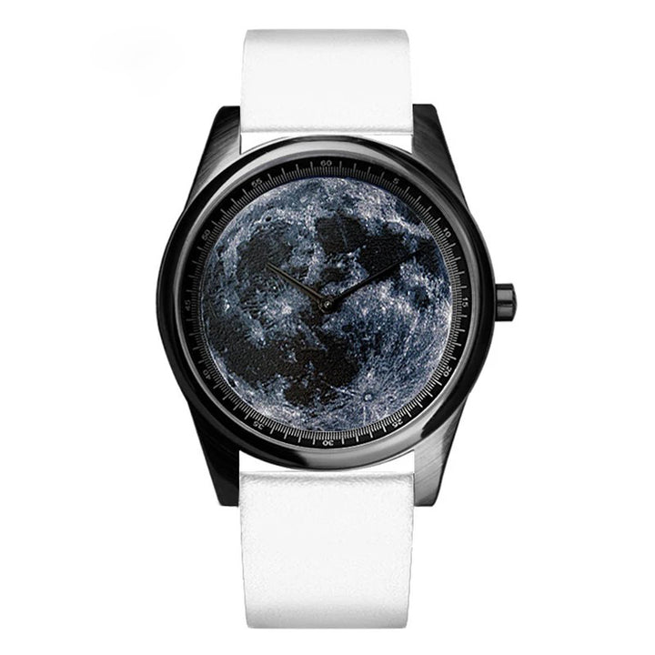 Creative 3D Moonscape Design Cool Fashion Quartz Watch for Men