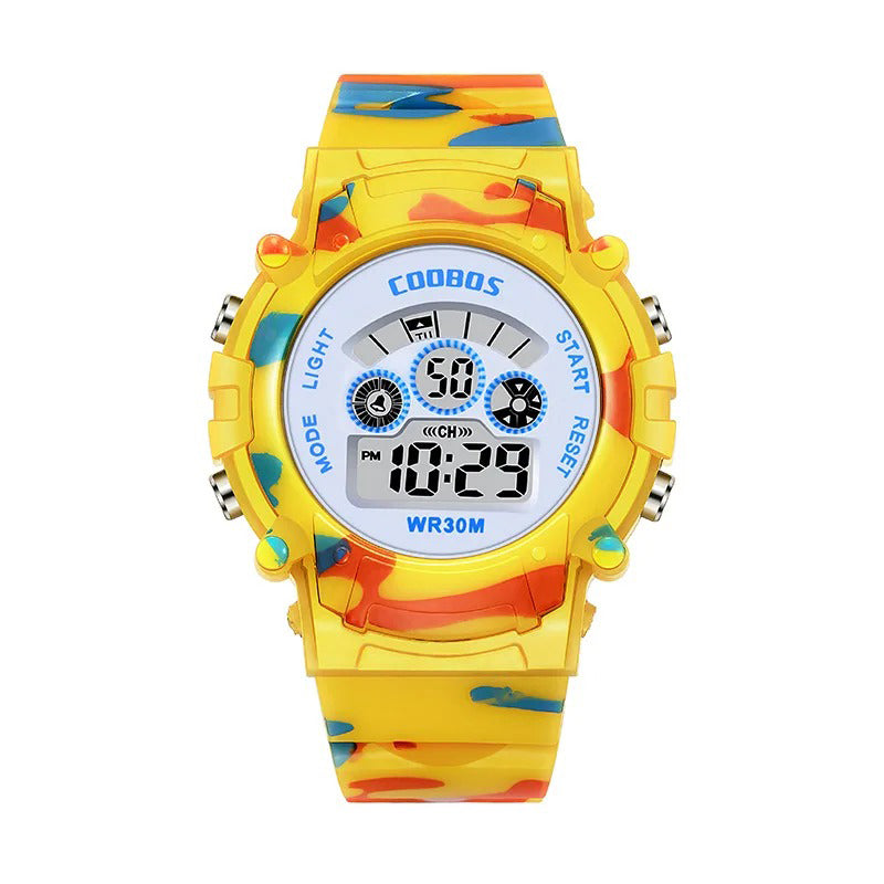Luminous Children's Camouflage Digital Outdoor Sports Watch