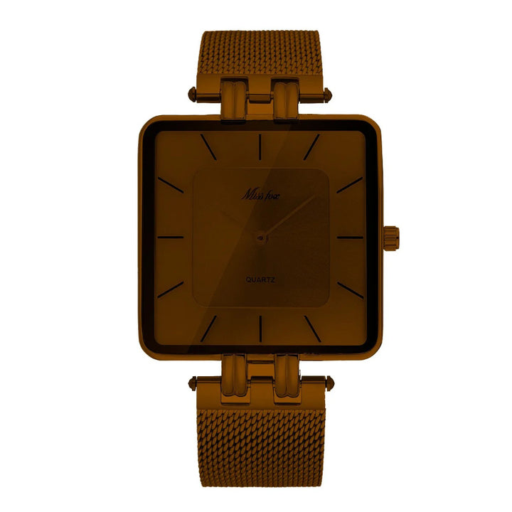 Ultra-thin Large Dial Mesh Strap Quartz Watch for Couples