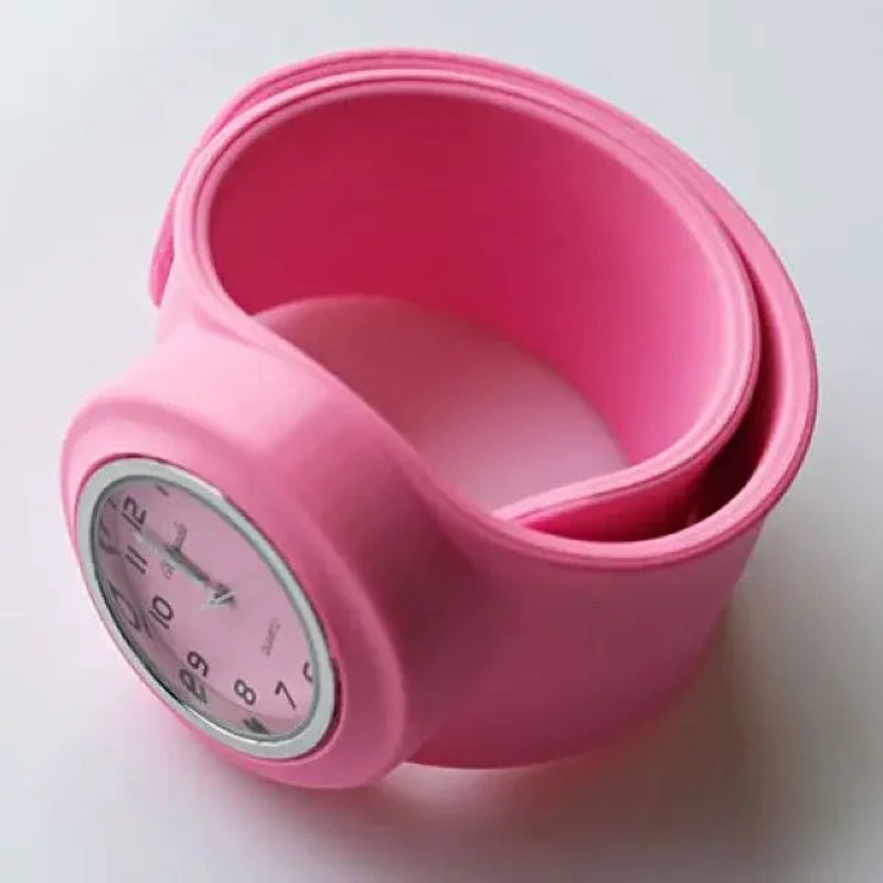 Bright and Fun Colorful Slap-Style Kid's Quartz Watches