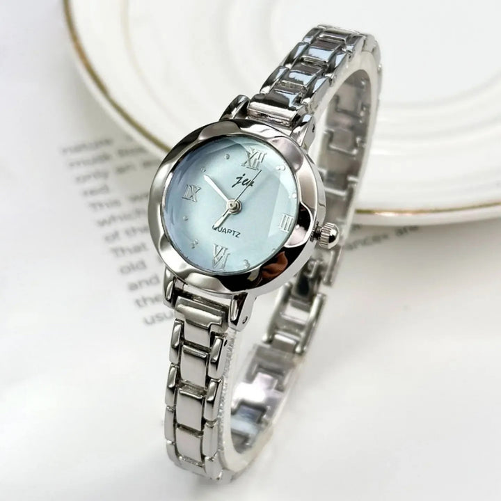 Women's Chic Small Dial with Roman Numerals Quartz Watch