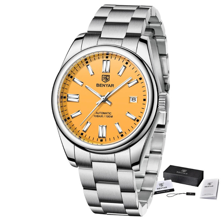 Men's Precision Stainless Steel Automatic Timepiece