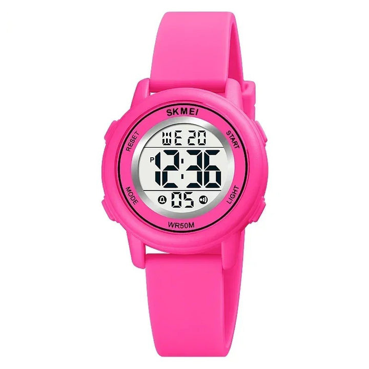 Colorful LED Backlight Children's Digital Sports Wristwatches
