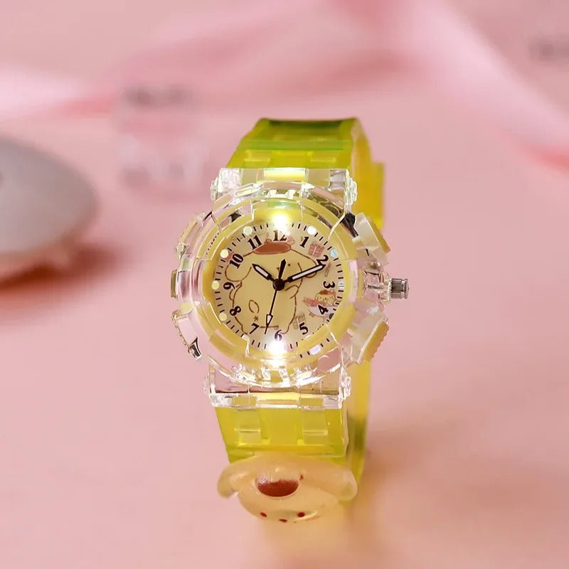 Kid-Friendly Cartoon LED Watch with Multiple Bright Display Colors