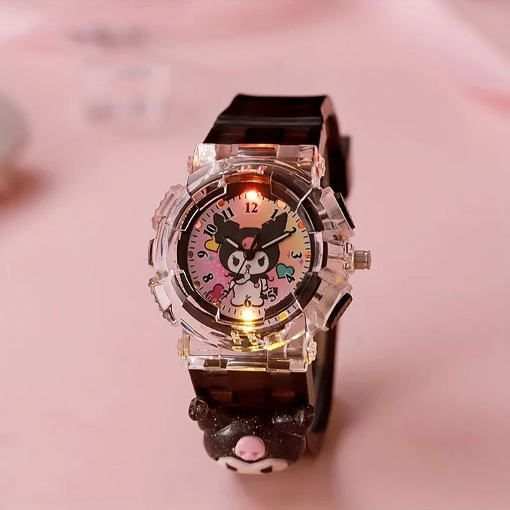 Kid-Friendly Cartoon LED Watch with Multiple Bright Display Colors