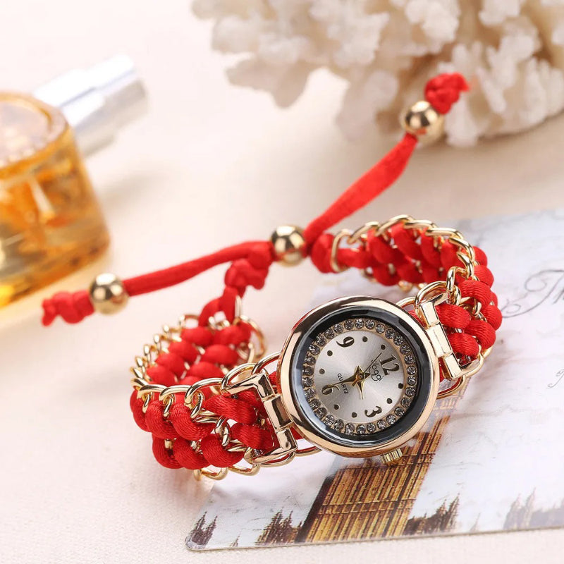 Women's Bohemian Style Braided Band Women's Quartz Watch