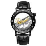 Astonishing Transparent Roman Numeral Skeleton Dial Automatic Mechanical Watch