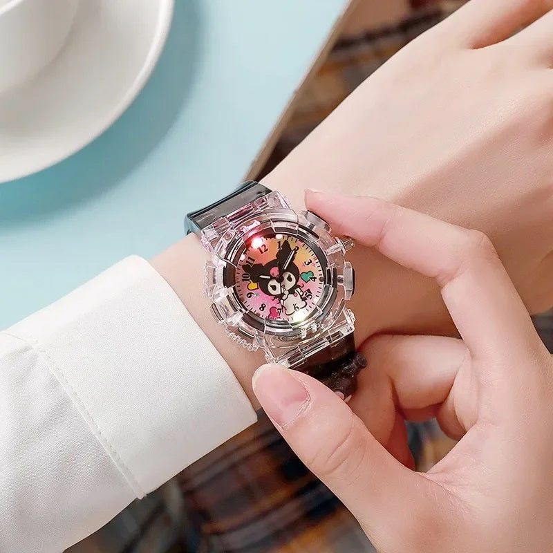 Kid-Friendly Cartoon LED Watch with Multiple Bright Display Colors