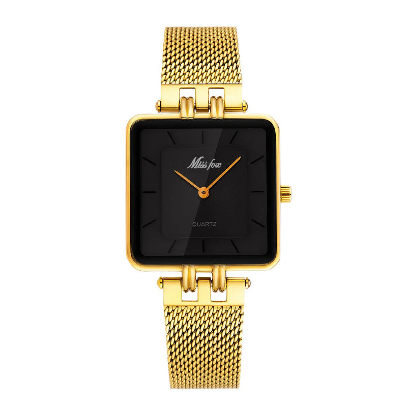 Ultra-thin Large Dial Mesh Strap Quartz Watch for Couples