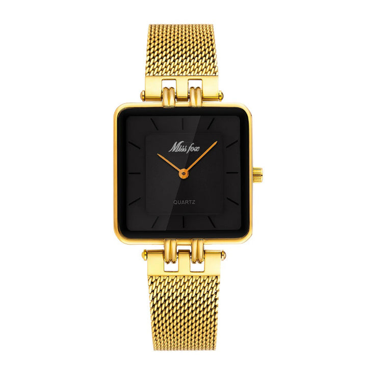 Ultra-thin Large Dial Mesh Strap Quartz Watch for Couples