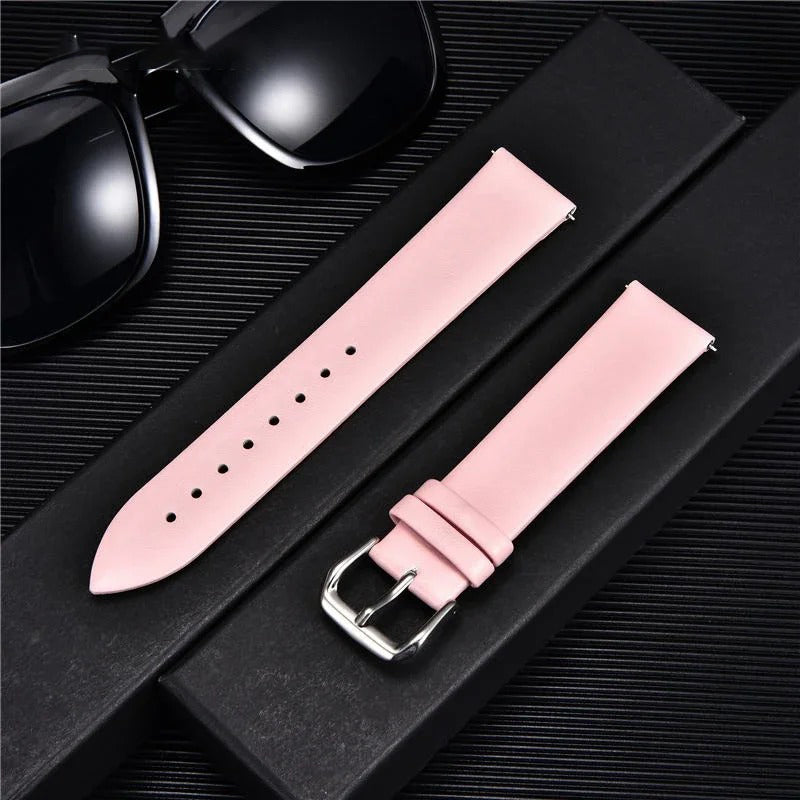 Ultra-thin Genuine Leather Replacement Watchband Upgrade