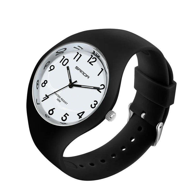 Chic and Vibrant Candy-Color Minimalist Quartz Watch