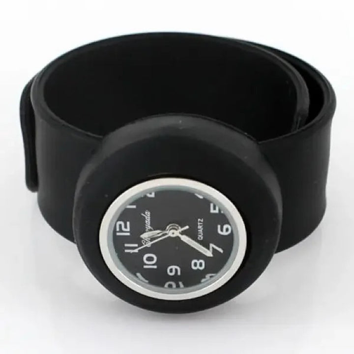 Bright and Fun Colorful Slap-Style Kid's Quartz Watches