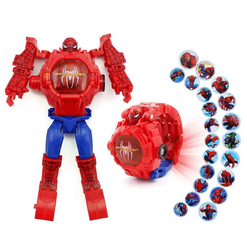 Transformer-Inspired Robot Design Digital Watches for Kids