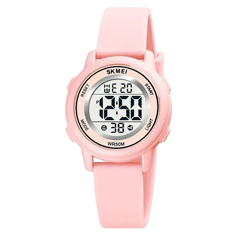Colorful LED Backlight Children's Digital Sports Wristwatches
