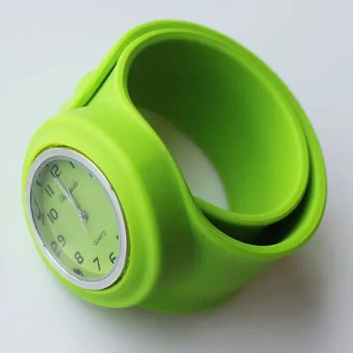 Bright and Fun Colorful Slap-Style Kid's Quartz Watches