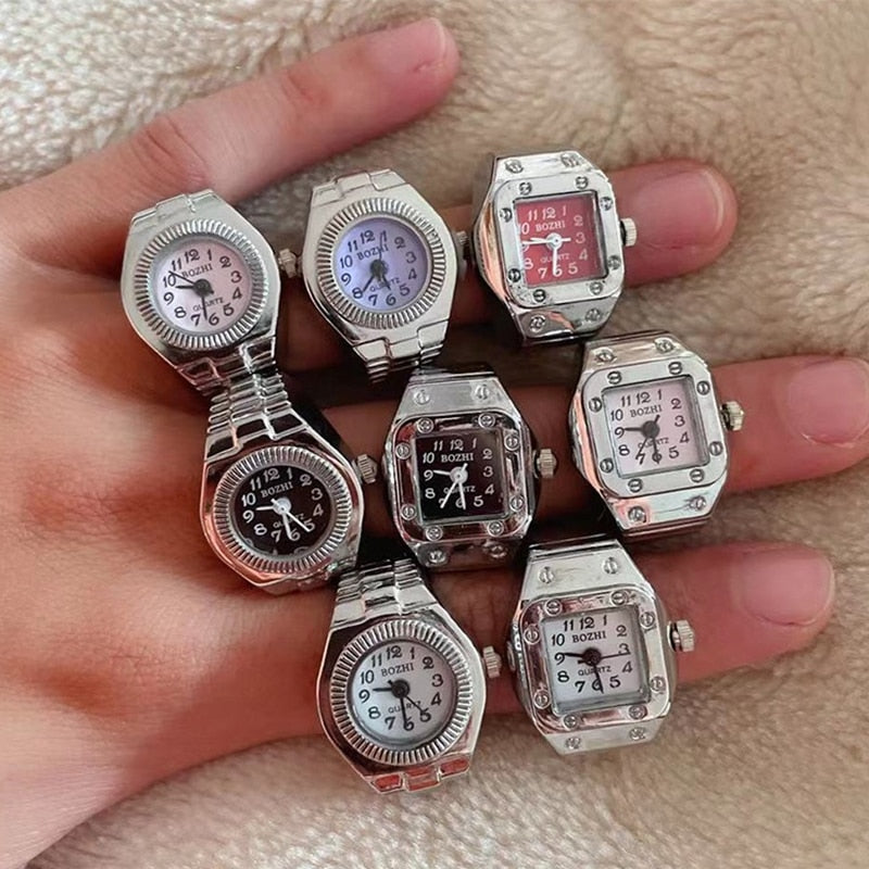 Chic and Unique Classic Quartz Watch Rings