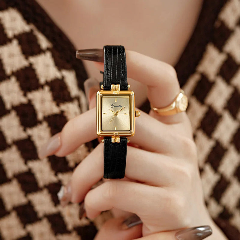 Women's Classic Rectangle Pointer Quartz Watch