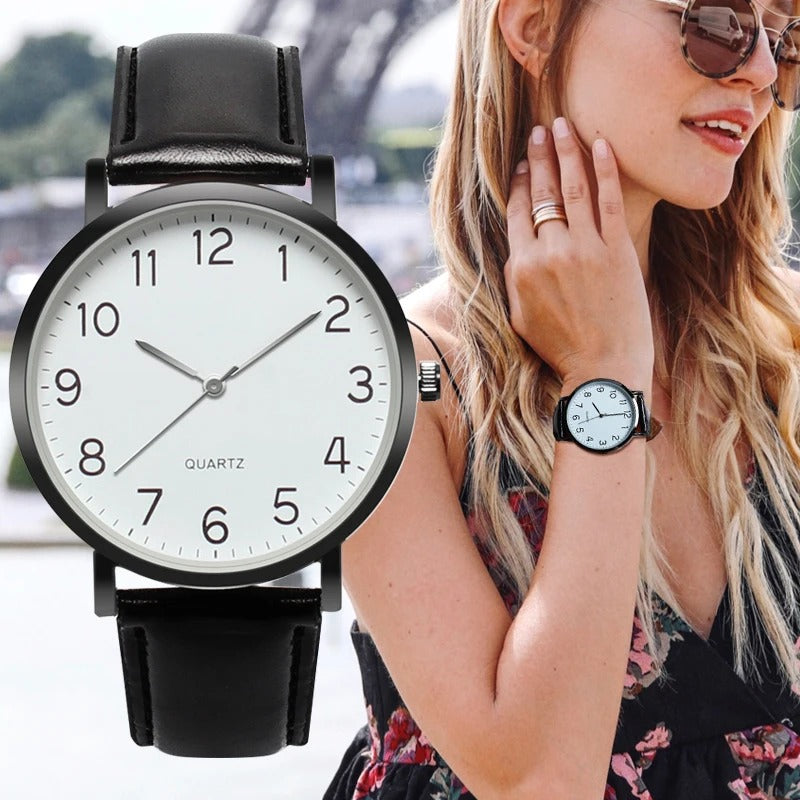 Minimalist Arabic Numerals Quartz Watches