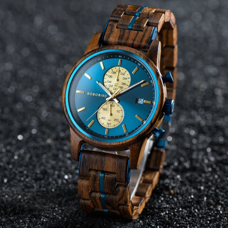 Urban Outdoor Style Wooden Watch for Men