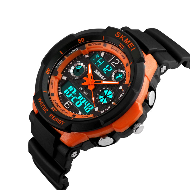 Multi-function Digital Dual Display Chronograph Watches