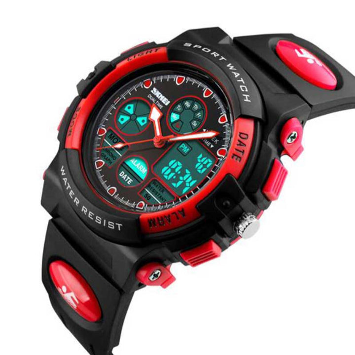 Hybrid Dial Display Sports Watches for Kids