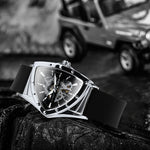 Triangle-Shaped Case Automatic Mechanical Sports Watch