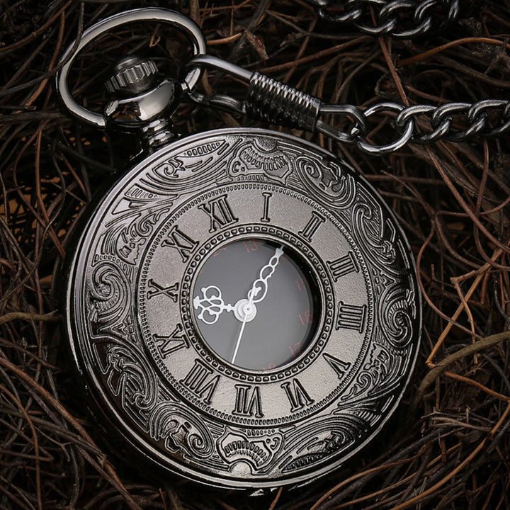 Hollow Case Vintage Quartz Pocketwatch