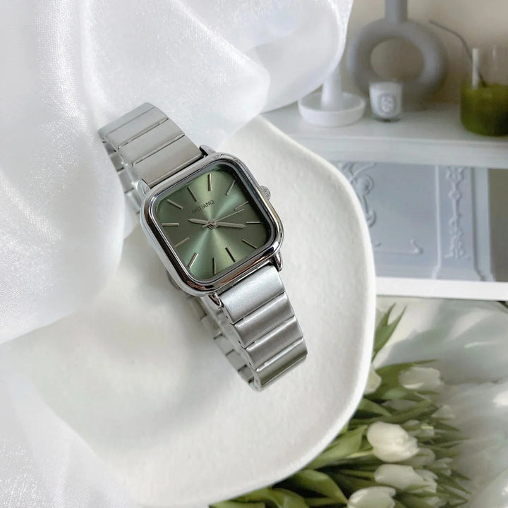 Minimalist Square Pointer Quartz Watch for Women