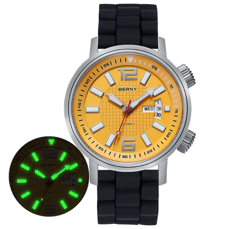 Luminous Water-resistant Mechanical Diver Watch