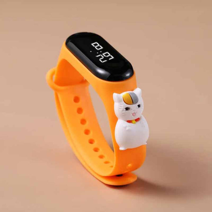 Fun and Easy-to-Read Children's LED Display Wristwatch