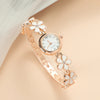 Flower Design Women's Bracelet Quartz Watch