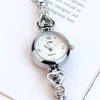 Minimalist Sweetheart Rhinestone Quartz Watch for Women