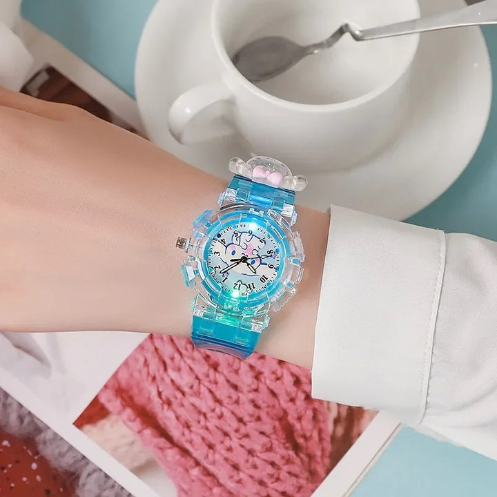 Kid-Friendly Cartoon LED Watch with Multiple Bright Display Colors