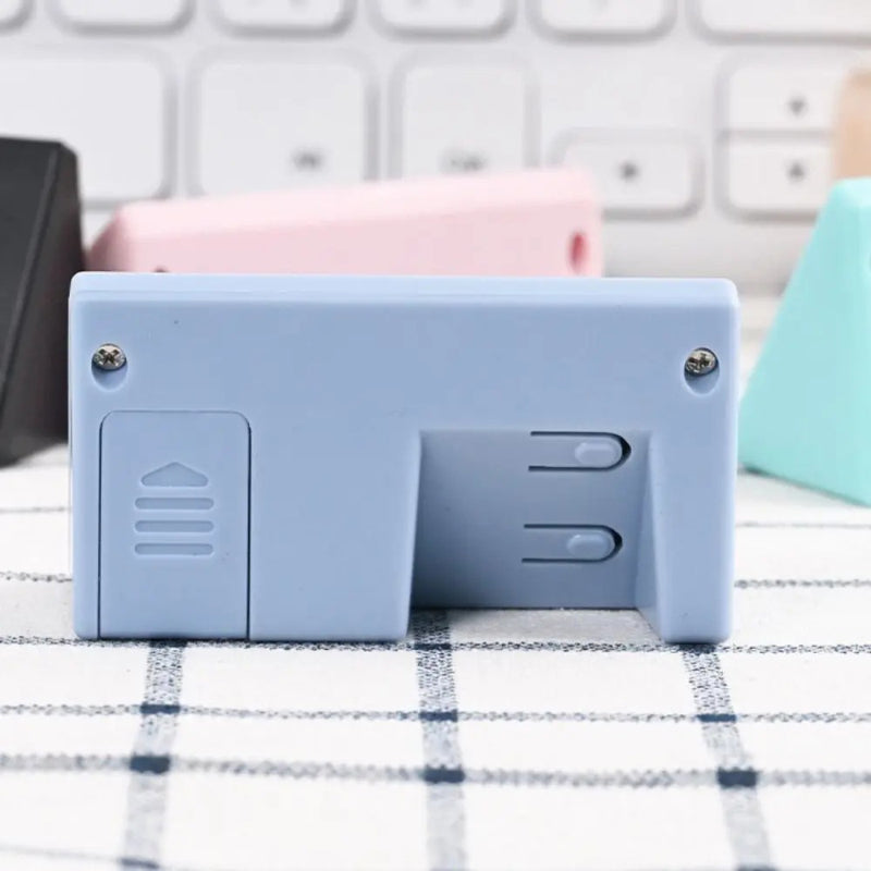 Clear and Easy-to-read Digital Compact Design Mini Triangle Clock