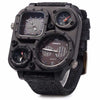 Multi-face Dial Outdoor Watch with Compass