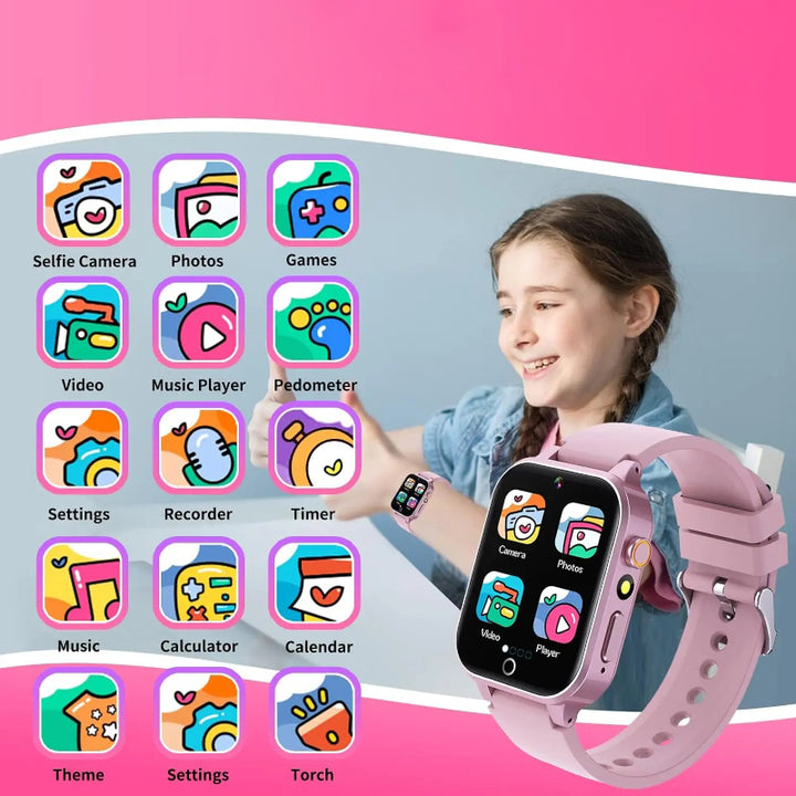 High Resolution Touch Screen Multi-functional Kid's Smart Watch