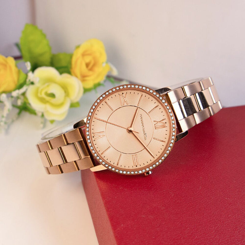 Fancy Roman Numerals Quartz Watch for Women