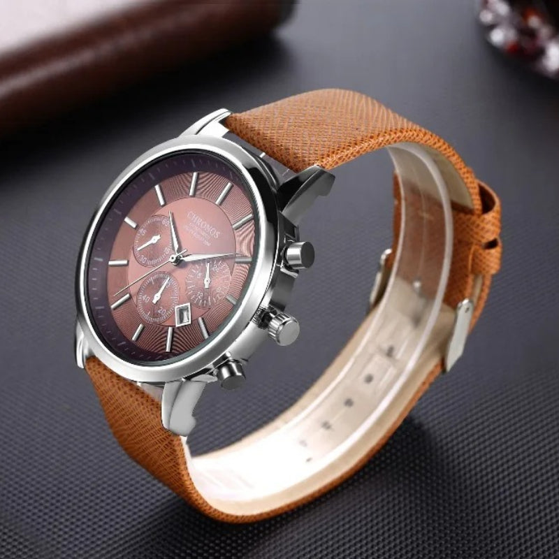 Luxury Design Leather Strap Watch