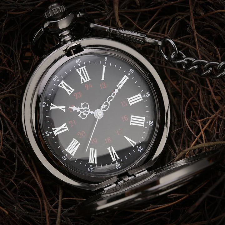 Hollow Case Vintage Quartz Pocketwatch