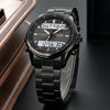 Modern Chronograph Stainless Steel Watch for Men