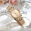 Stainless Steel Luxury Rhinestone Quartz Watch for Women