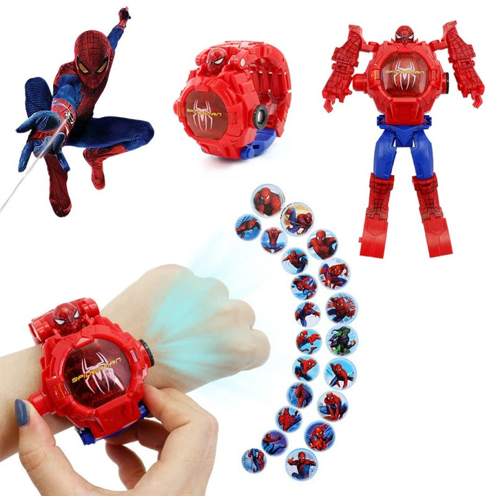 Transformer-Inspired Robot Design Digital Watches for Kids